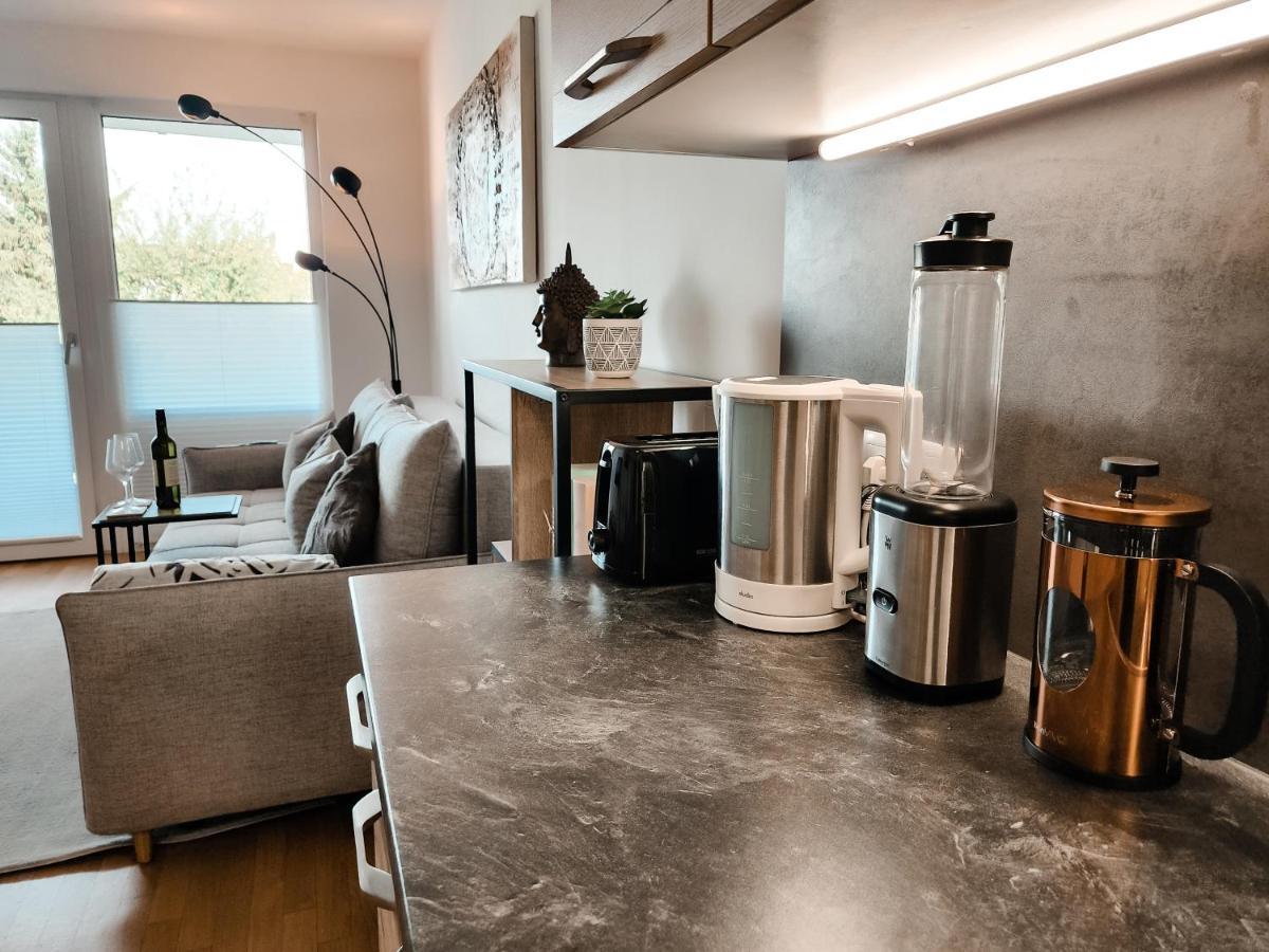 Vienna Green - Modern New Apartment, Old Danube Eksteriør billede